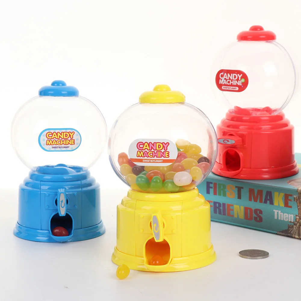 

Coin Bank Mini Candy Machine Bubble Gumball Dispenser Kids Play House Toys Cute Sweets Save Money Toys Birthday New Year Gift