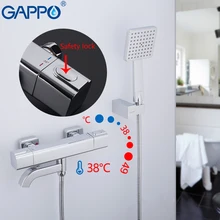 GAPPO Bathtub Faucet thermostatic shower faucet mixer bathtub faucet waterfall thermostat tap mitigeur thermostatique baignoire