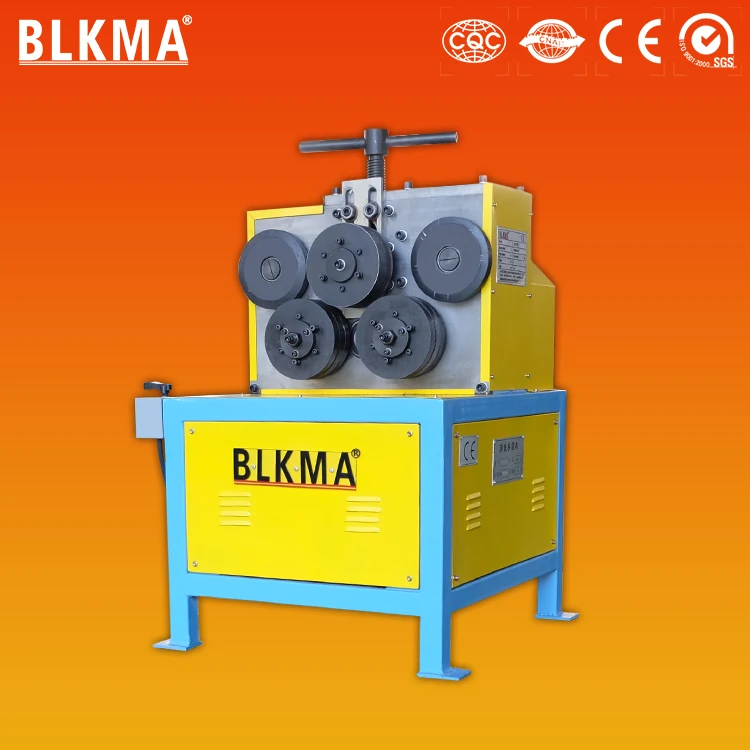 hot sale manual sheet metal angle steel rolling round machine,3 roll