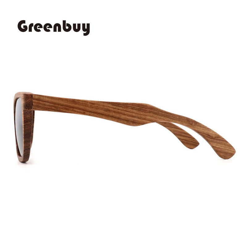 GREENBUY новые модные деревянные очки для мужчин и женщин поляризованные солнцезащитные очки