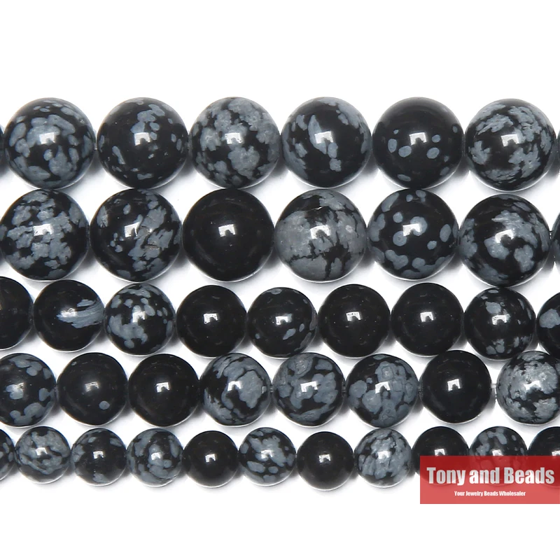 

Free Shipping Natural Stone Snow Flake Jaspers Round Beads 15" Strand 3 4 6 8 10 12MM Pick Size For Jewelry Making