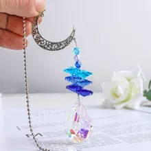 H& D полумесяц Радуга производители Suncatchers чакра орнамент для окна домашний сад Декор подарки