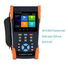 2018 New IPS touch screen H.265 4K 4MP 5MP IP Camera CCTV tester Monitor with Rapid ONVIF Built in WIFI PoE power output
