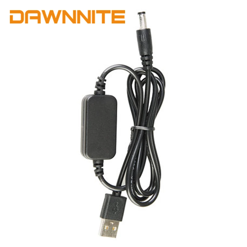 DAWNNITE USB для постоянного тока зарядный кабель для велосипеда, светильник, аккумулятор, Головной фонарь, внешний аккумулятор, 5 В, вход 8,4 в, выход