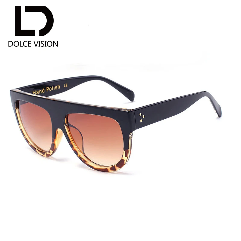 Женские солнцезащитные очки dolce&vision винтажные градиентные брендовые больших