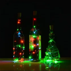 Corker 2 M LEVOU Guirlanda Fio de Cobre Luzes Cordas de Fadas Ofício De Vidro Garrafa de Ano Novo/Natal/Dia Dos Namorados Casamento decoração