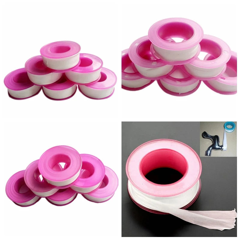 

Clear Silicone Rubber Water Pipes Tape Faucets Repair Waterproof Leakproof 10m Tape Random Color 1Roll