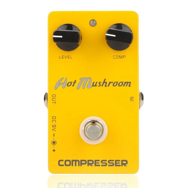 Caline CP-10 Compressor Guitar Effect Pedal Hot Mushroom Caline CP-10 Compressor Guitar Effect Pedal Hot Mushroom