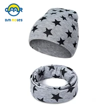 DMROLES детская шапочка из хлопка, 2 шт., детские вязаные шапочки, шарф для девочек и мальчиков, детская шапка, шарф, комплект для маленьких девочек, шапочки реквизит для фотосессии