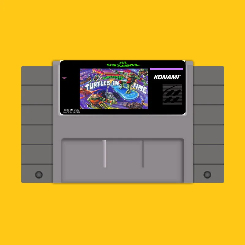 16-битная большая серая игровая карта черепахи IV для игрока NTSC | Электроника