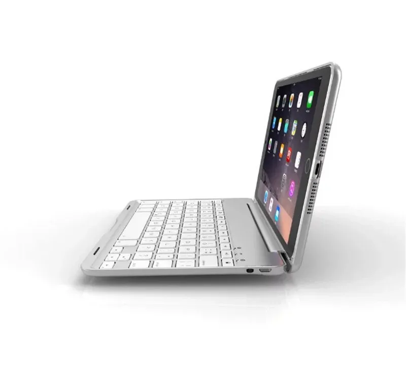 АБС-пластик сплав Метель ультратонких Keyboard Dock Подсветка чехол, держатель для Apple iPad mini4 7.9 дюймов корпус клавиатуры