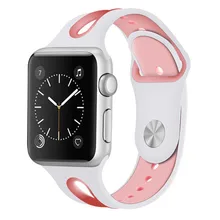 Hollow Colorful Sport Silicone strap For Apple watch series 3 2 1 Iwatch bands 42mm 38mm bracelet wrist belt Rubber watchband