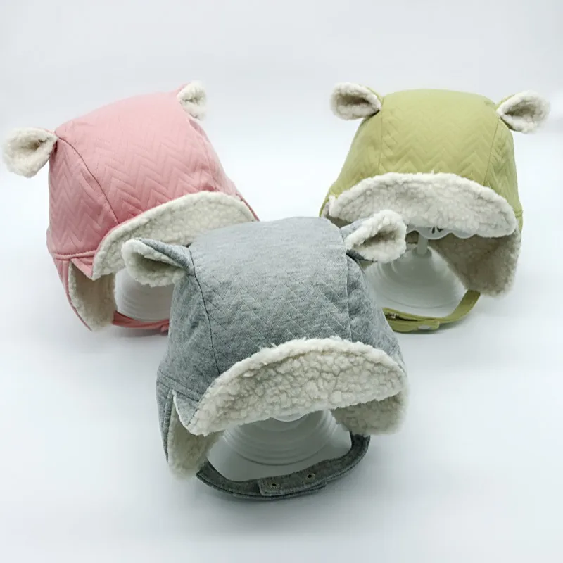 Baby Winter Hat Autumn Girls Boys Children Crochet Warm Caps Newborn