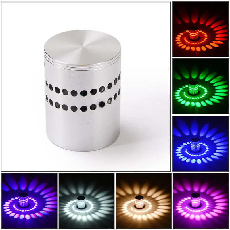 Настенная светодиодная лампа RGB 3 вт 1 шт.|Комнатные настенные LED -лампы| |