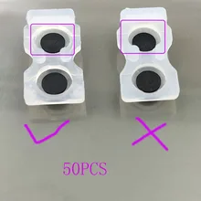 25 пар = 50 шт. для PS4 JDS001 011 L2 R2 L1 R1 резиновый проводящий колодки для PS 4 контроллера силиконовые резиновые пуговицы