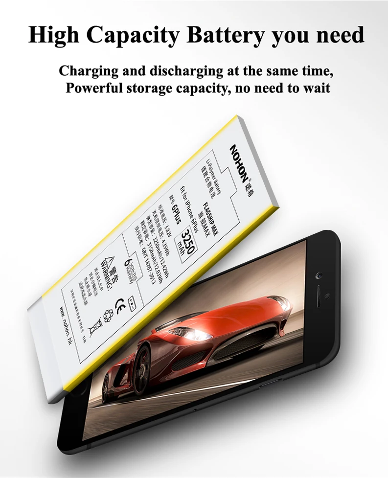 Battery for Apple iPhone 6 Plus Max Capacity 1 Details  (1) Mobile phone Batteries For iPhone 6 Plus iPhone6 Plus