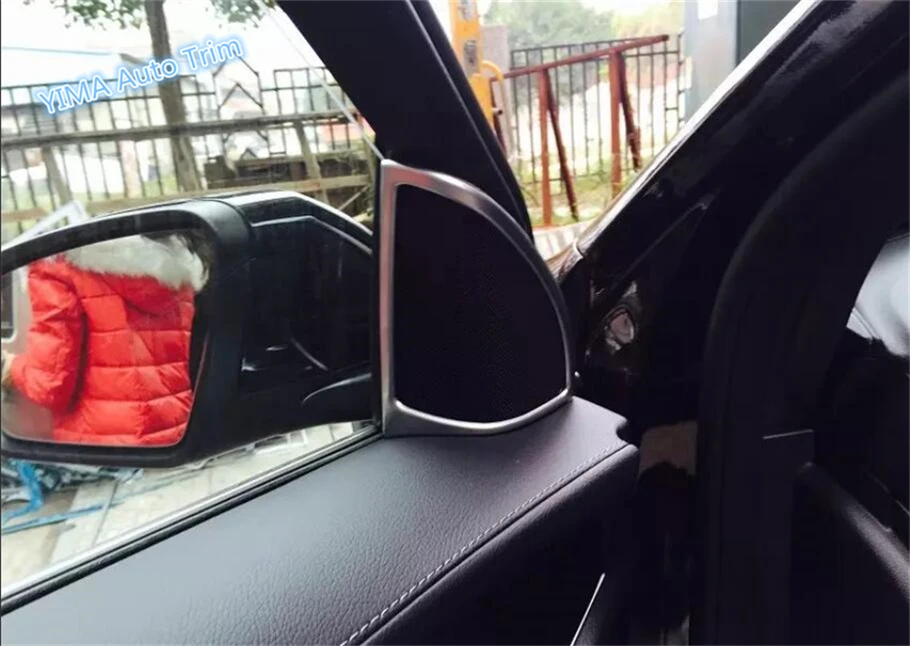 

Inner Front Pillar A Tweeter Speaker Cover Trim 2 pcs / set For Mercedes-Benz GLC X205 2015 2016