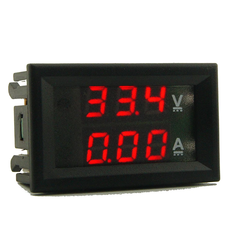 

0-100V 50A/100A DC Digita Double displayVolt-ammeter Accuracy class 0.1% Reverse connection protection Without Shunt