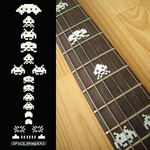 

Маркеры Fretboard с инкрустацией, наклейки для гитары, бас-пространства, инкрустация (белая груша/цвет)