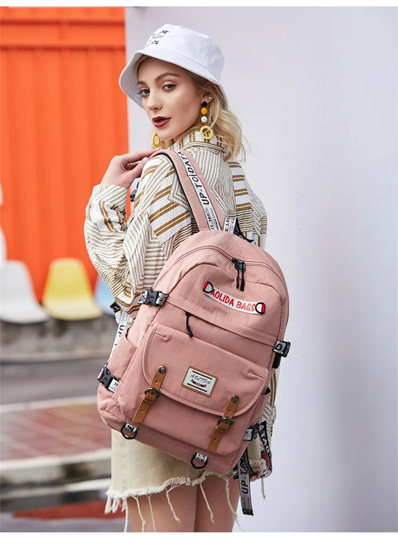 Женские школьные рюкзаки с защитой от кражи, USB зарядка, женский рюкзак для ноутбука, школьные сумки для девочек-подростков, Mochila, дорожная сумка