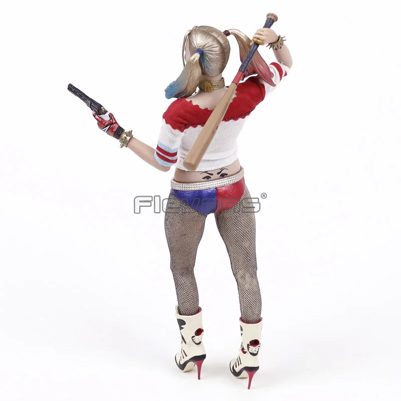 Дешево Сумасшедшие игрушки отряд самоубийц Харли Квинн 1 6 масштаб Коллекционная Фигурка модель игрушки (настоящая одежда)