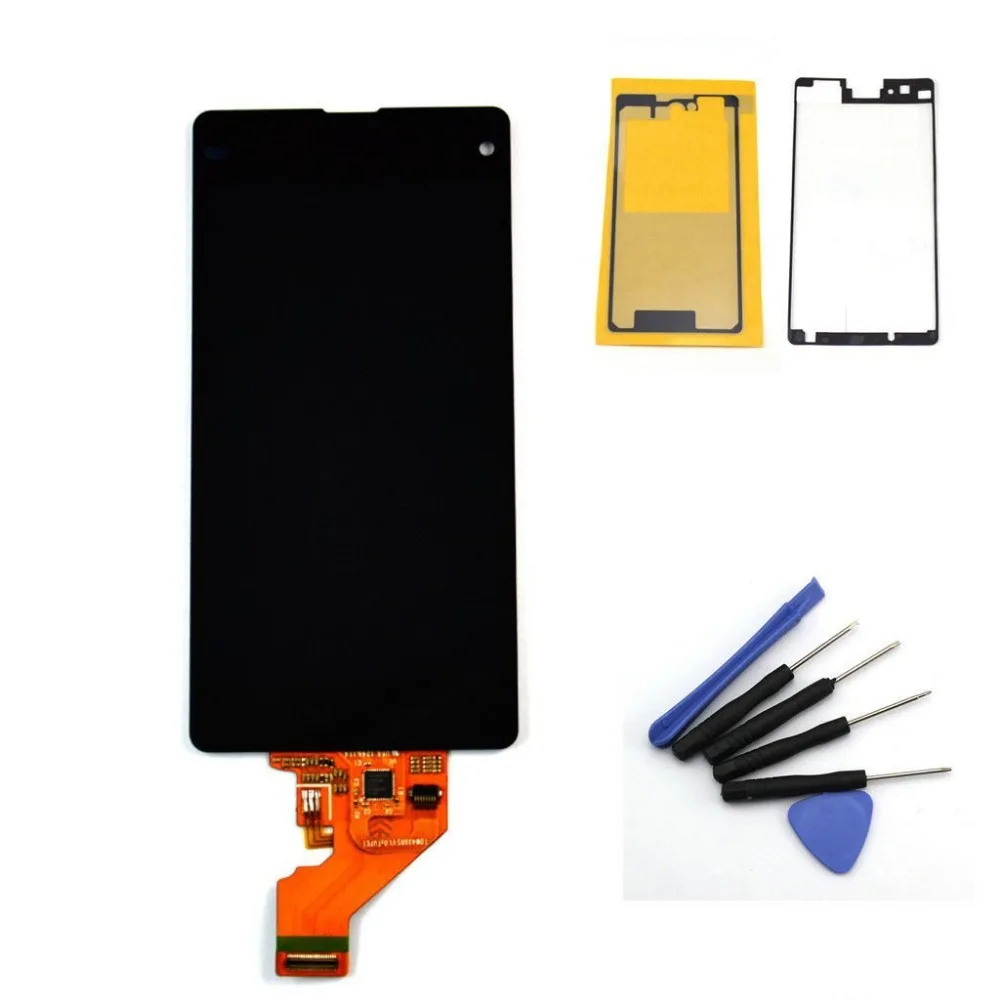 For Sony Xperia Z1 Mini Compact D5503 M51W LCD Display Touch Screen With Digitizer Assembly Adhesive