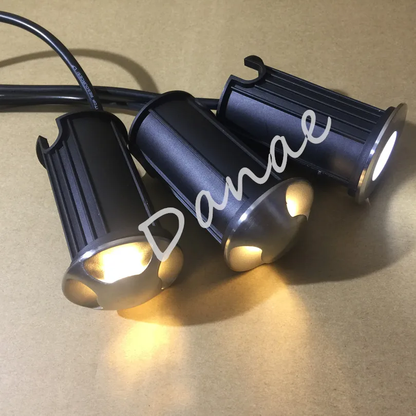 YRANK 12pcs/lot 3W LED Underground Light AC85 265V DC12V LED Recessed