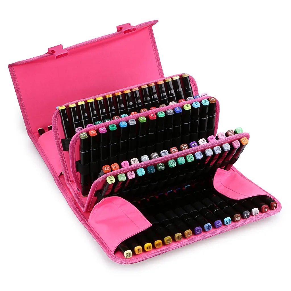 Marker 120 Holders Organizer Case Storage So On Fits From 15Mm To 22Mm Diameter