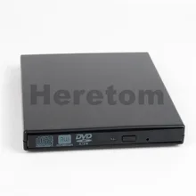 Heretom USB 2,0 9,5 мм SATA для SATA внешний DVD-RW/DVD-ROM чехол для оптического привода