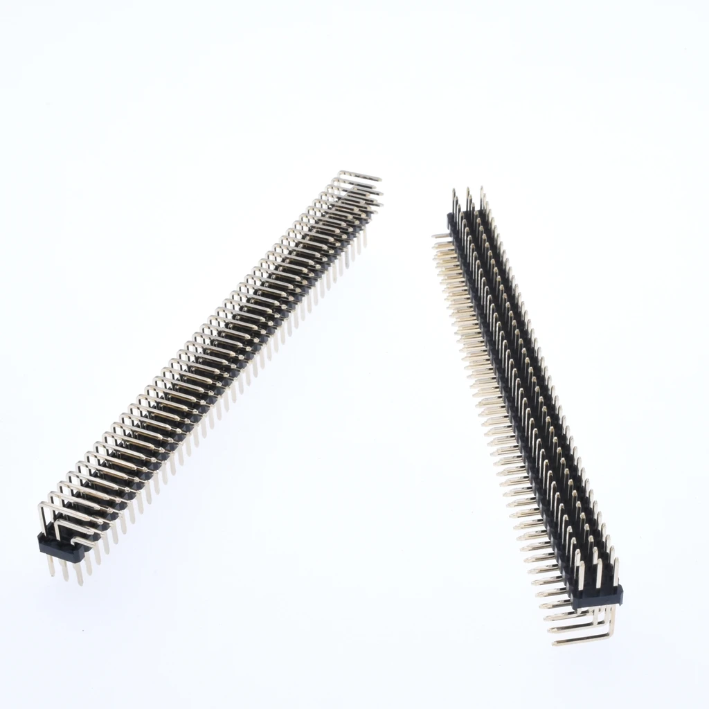 Pinos macho 50 peças 2.54mm 3x40p 40