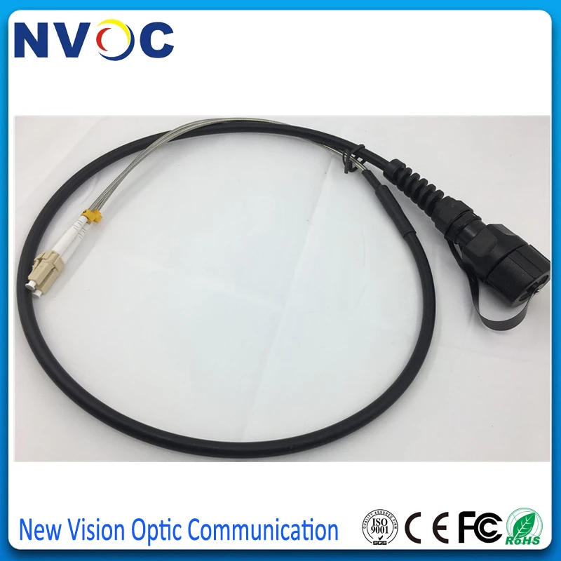 4Pcs/Lot Outdoor IP67 ODVA-LC to LC/UPC Duplex 2C MM(62.5/125) 1M Fiber Optic Patch Cord+4Pcs/Lot ODVA LC UPC DX Adapter | Мобильные