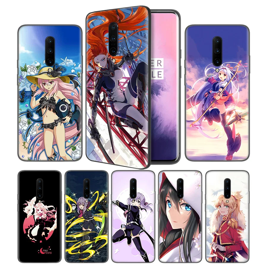 Shoukaku Azur Lane Soft Black Silicone Case Cover for font b OnePlus b font 6 6T