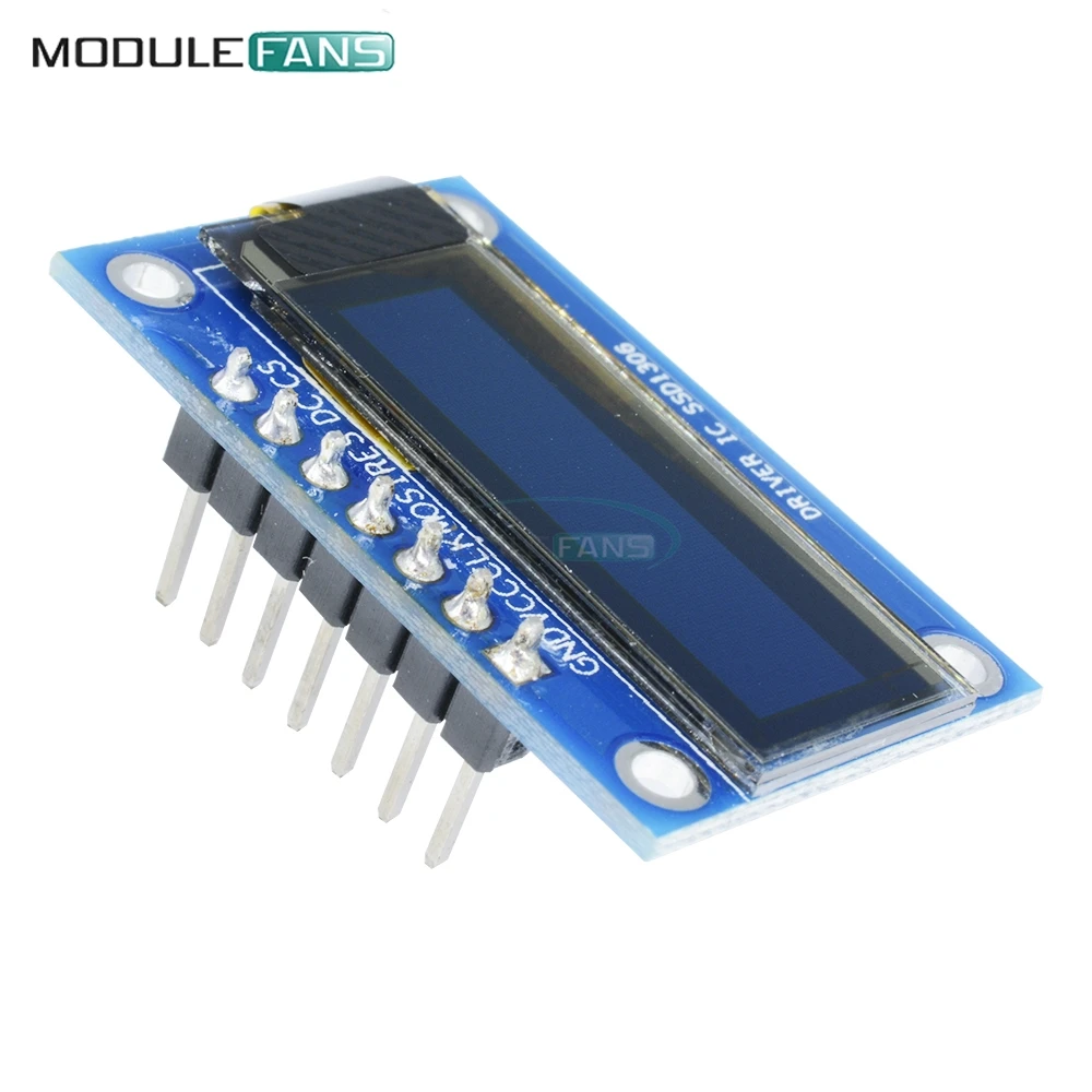 0,91 дюймов SPI 128x32 12832 белый/синий цифровой OLED ЖК-дисплей Дисплей DIY модуль SSD1306 Драйвер IC DC 3,3 в-5 в для Arduino PIC доска "сделай сам"