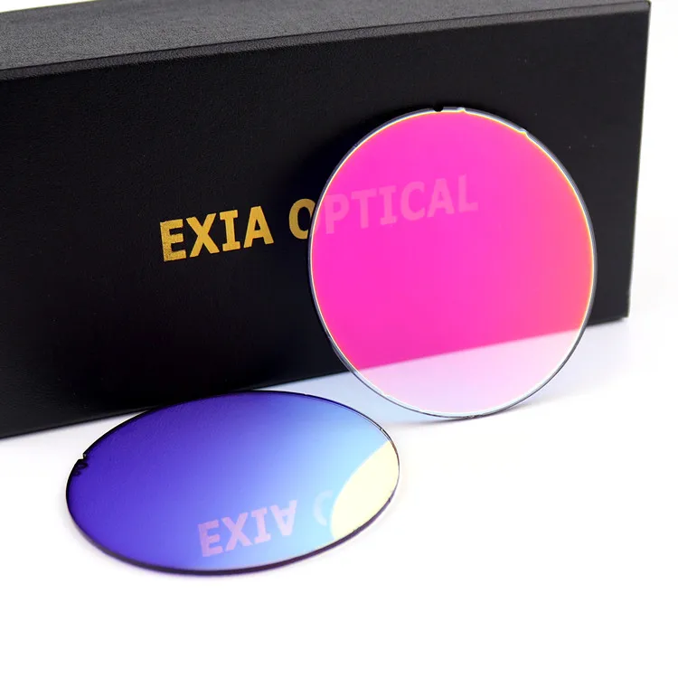 

Gradient Lenses Sunglasses Pink Mirror Coatings EXIA OPTICAL A31 Series