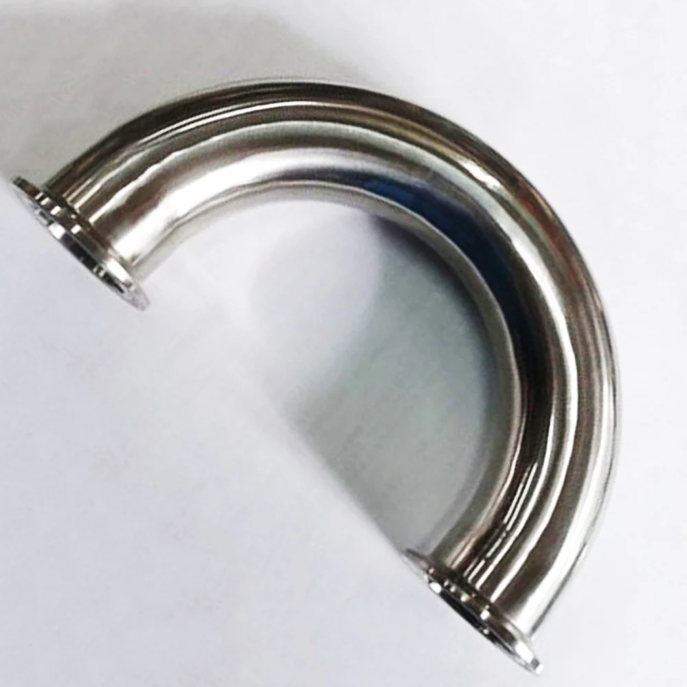 OD32 38mm Tri Clamp 50 5 мм 304 нержавеющая сталь санитарно 180 градусов u тип штуцера