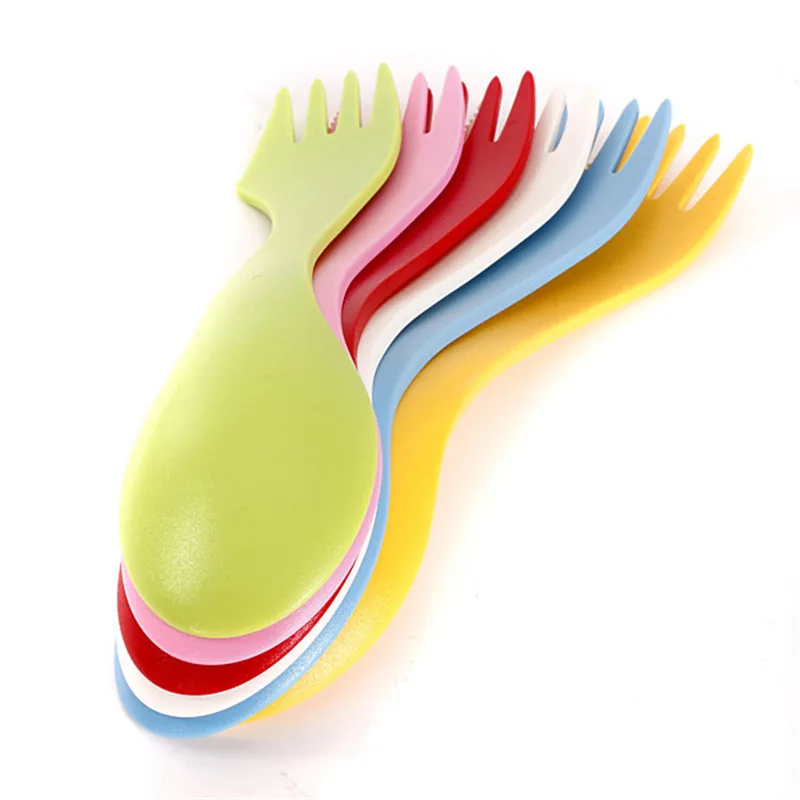 1pcs Heat Resistant Plastic Outdoor Travel Picnic Spoon Fork Knife Camping Hiking Utensils Spork Combo Gadget Cutlery Travel 1pcs Heat Resistant Plastic Outdoor Travel Picnic Spoon Fork Knife Camping Hiking Utensils Spork Combo Gadget Cutlery Travel