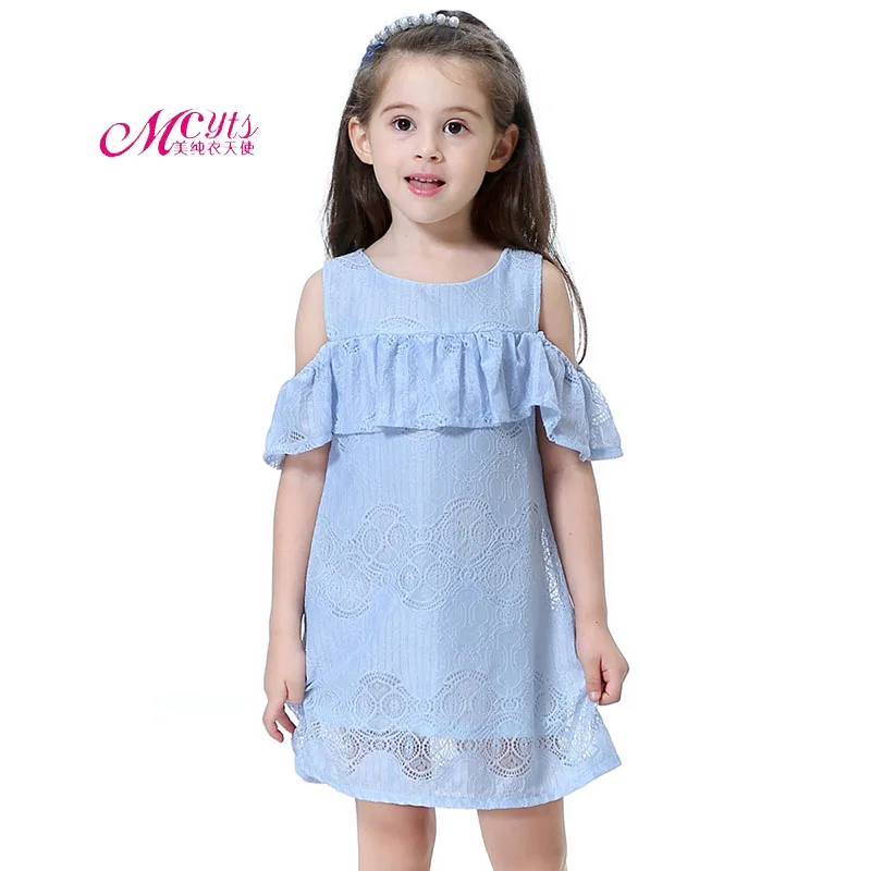 

Summer Girls Dress 2019 Children Dress Off Shoulder Lace Kids Dresses for Girls Fashion Cotton Girls Clothes 2 4 6 8 10 12 Years