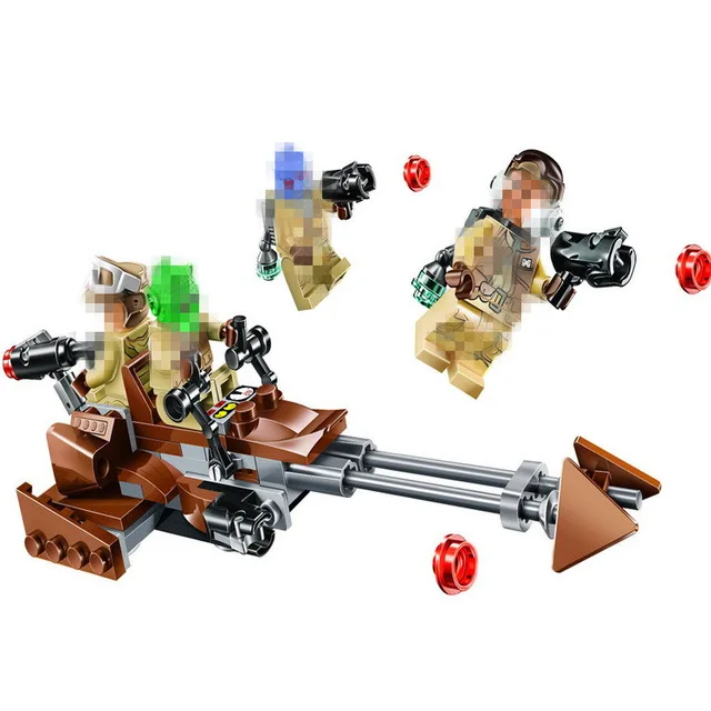 10572 The Force Awakens Альянс Повстанцев Battle pack действие Конструкторы Кирпичи Игрушки | и