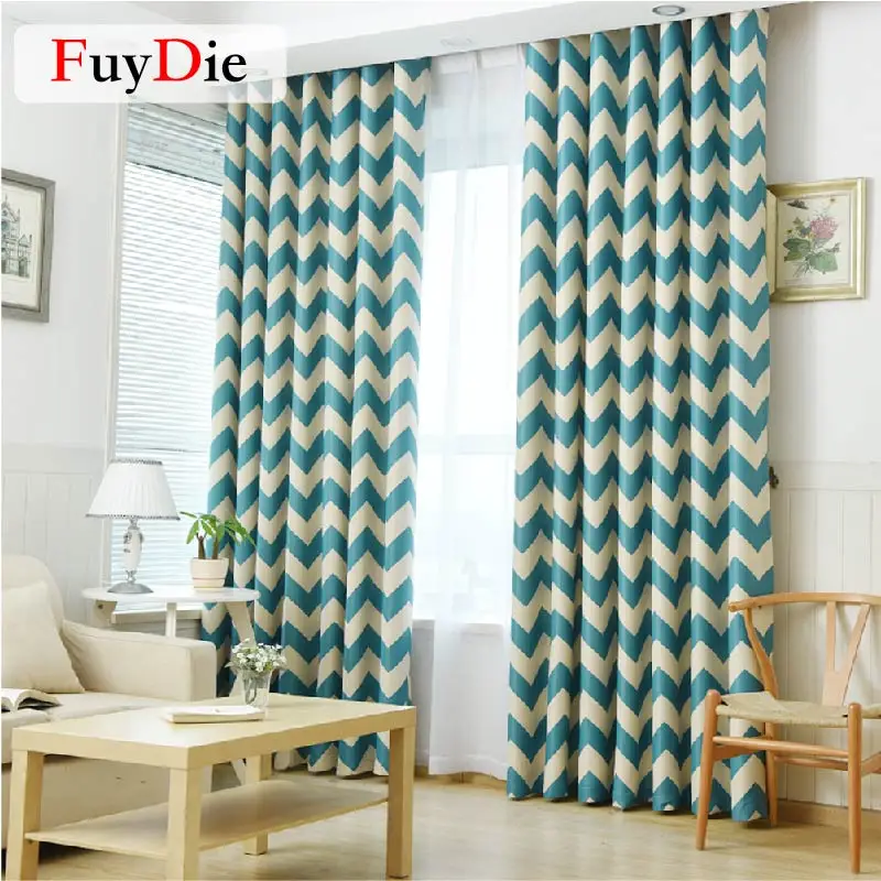 Modern Striped Design Room Darkening Design ,Window Treatment Solid