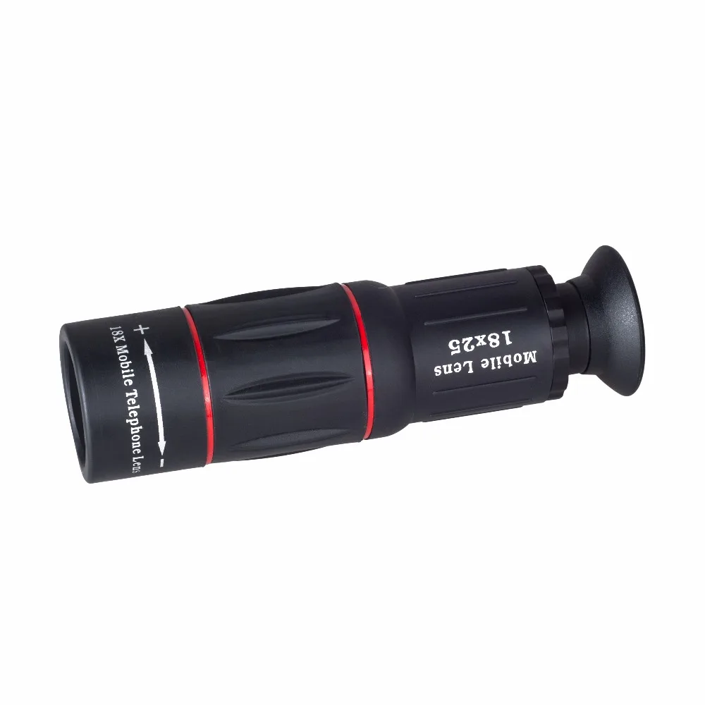 

UVR Mobile Phone Lenses 18X Telescope Zoom Smartphone Camera Lens for iPhone Samsung Xiaomi universal clip APL-T18
