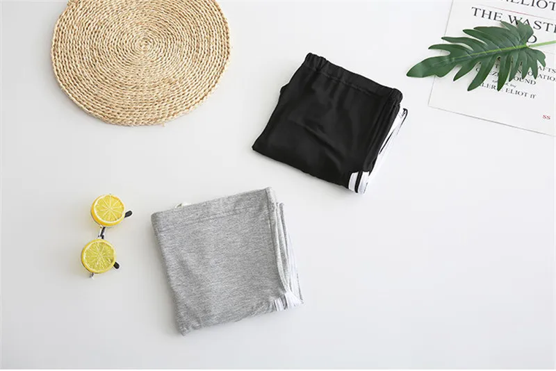 Maternidade para as Mulheres Calças da Gravidez Calças dos Esportes para Mulheres do Verão Tamanho Grande Leggings Grávidas Ajustáveis Tarja Legging 2 Grávidas Ajustáveis Tarja Legging Calças da Gravidez