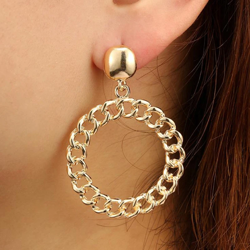 Buy Wholesale Punk Unique Big Circles Earrings Charms