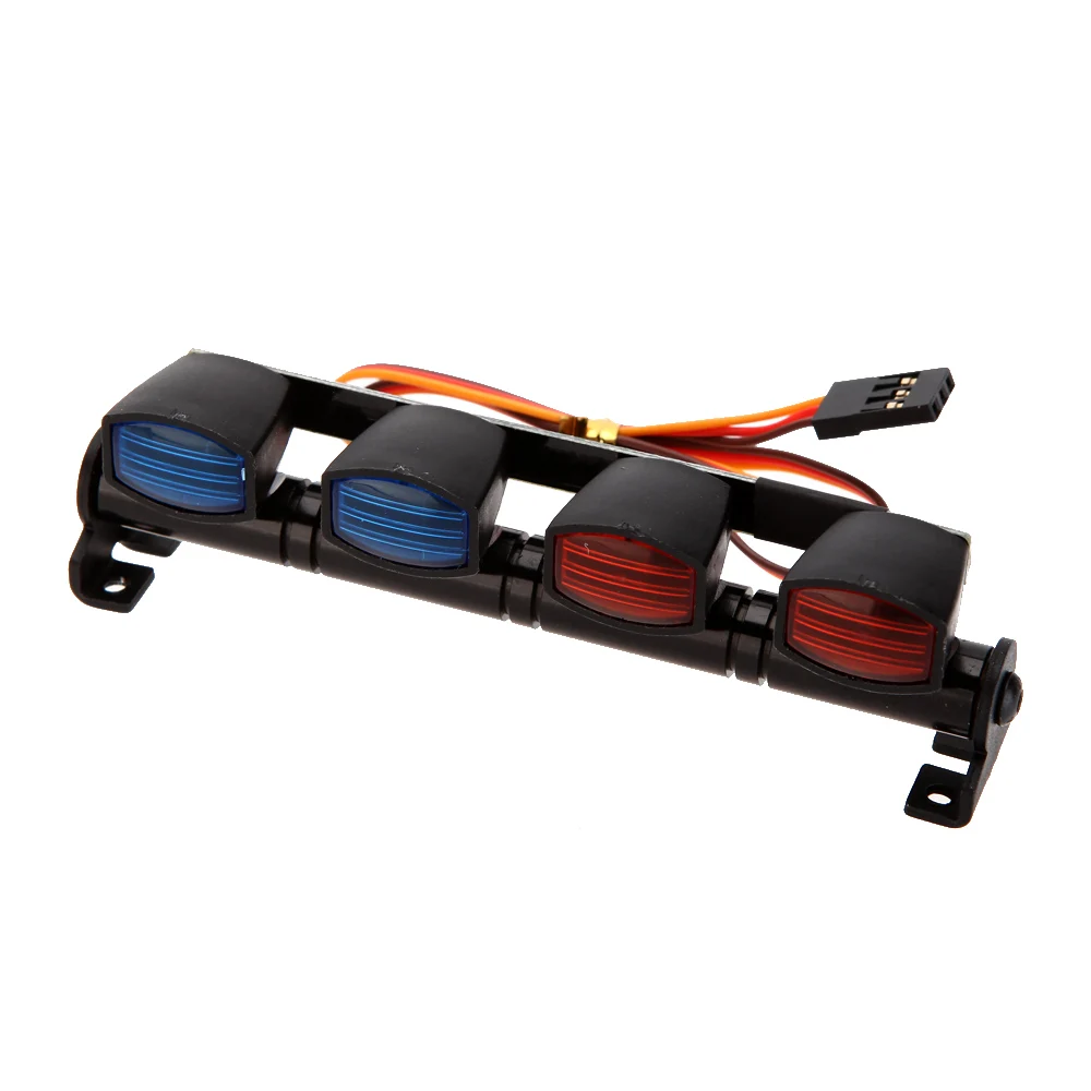 

AX-505BL Multi-function Bright Colorful LED Light Lamp for 1/10 1/8 RC HSP Traxxas TAMIYA CC01 4WD Axial SCX10 Model Car