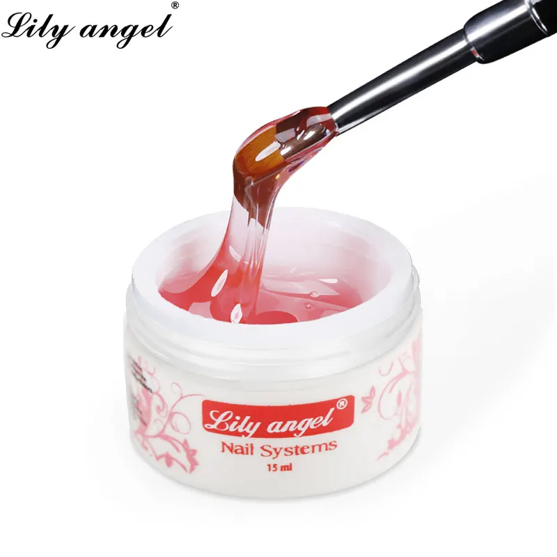 Lirio Ángel 15 ml Gel de uñas extensión de geles grueso Builder Gel camuflaje Natural UV Gel Lirio Ángel 15 ml Gel de uñas extensión de geles grueso Builder Gel camuflaje Natural UV Gel