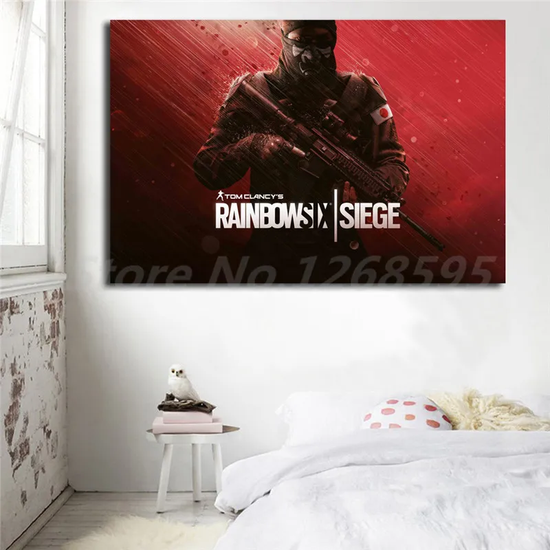 

Tom Clancy's Rainbow Six Siege Outbreak Canvas Painting Print Giclee Living Room Home Decor Modern Wall Art Oil Painting Poster