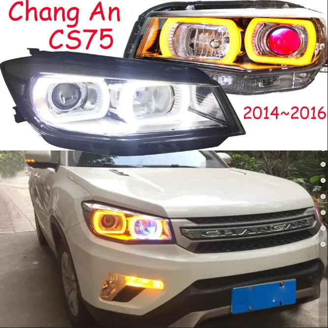 HID,~, автомобильный Стайлинг, ChangAn CS75 фара, ChangAn CS75 фара - Цвет: Model2 style