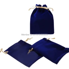 100 шт./лот Высококачественная бархатная Ювелирная сумка/мешочек для косметики/Ipad mini, размер может быть настроен, различные цвета