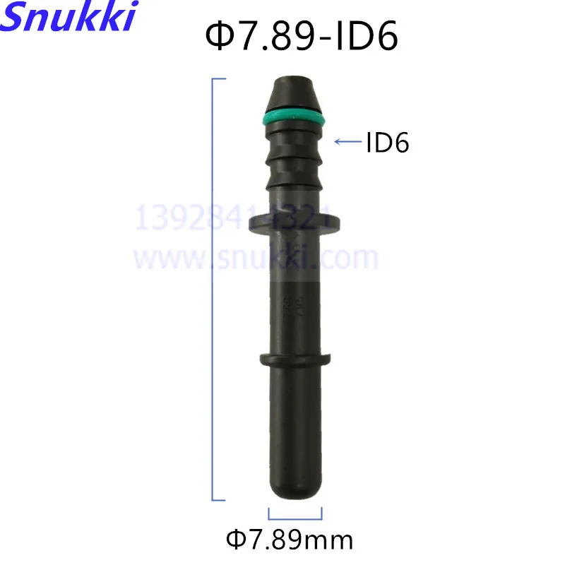 

7.89mm ID6 universal general common Fuel line quick connector long lengthened plastic male connector 5pcs a lot