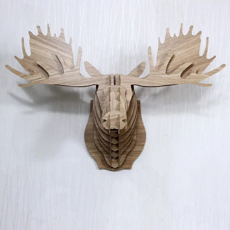 wood color alaska moose