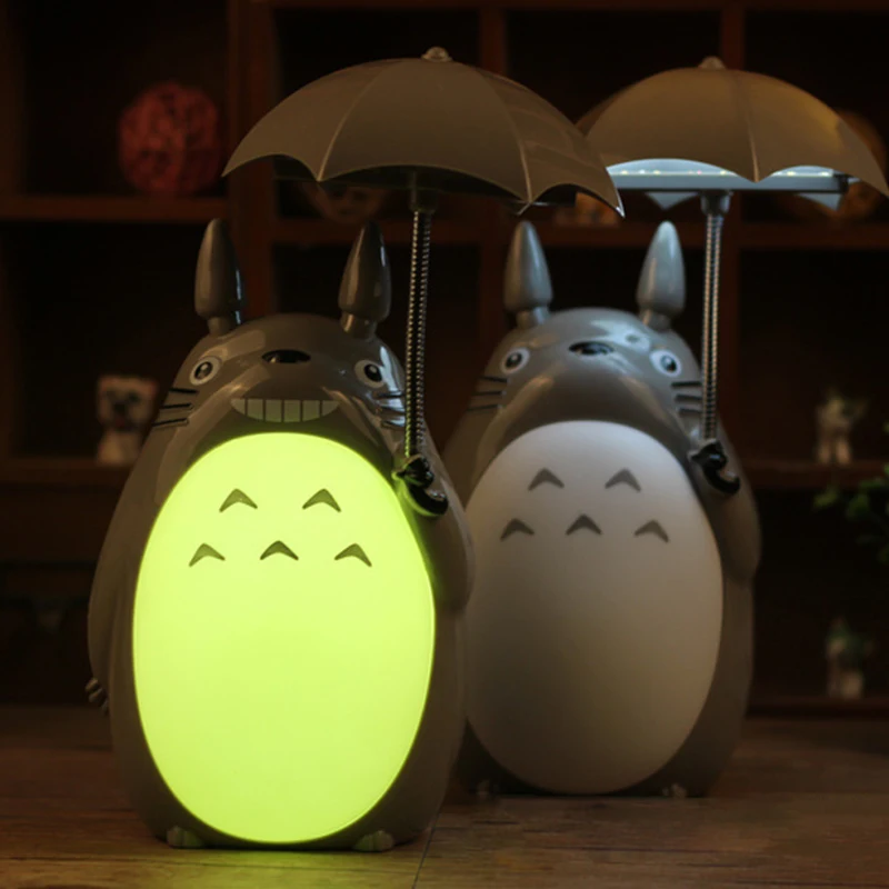 

Miyazaki Jun Totoro Night Light LED Table Lamp Student Children's Bedroom Dormitory Bedside Light USB Charg lighting Night Light